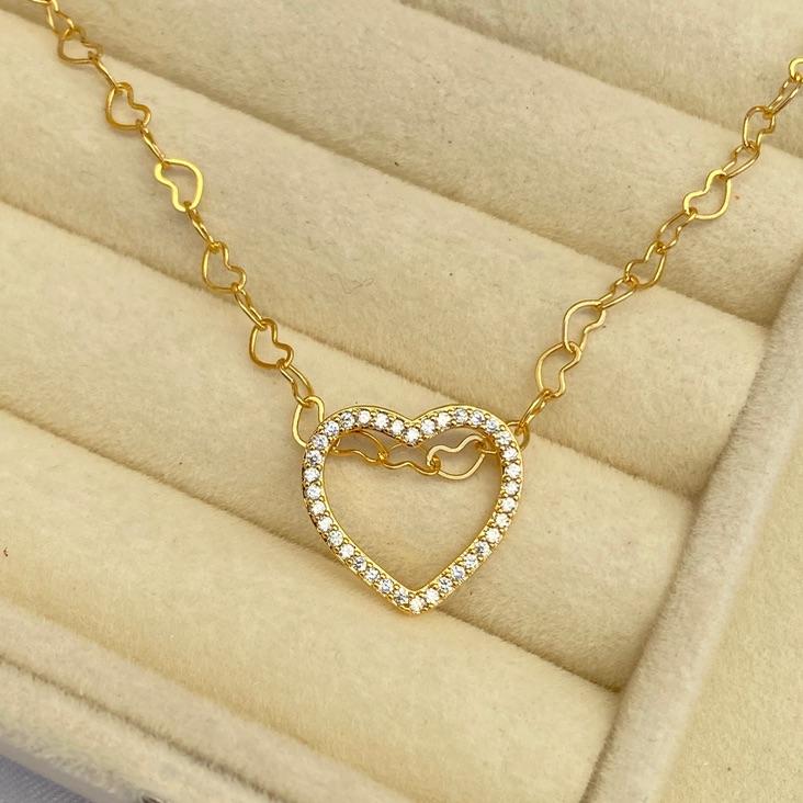 CORRENTE C/ PINGENTE EM OURO - GG062643