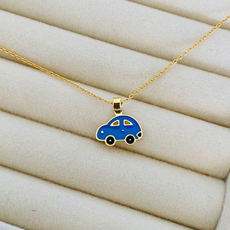 CORRENTE INF CARRINHO EM OURO - CO112516