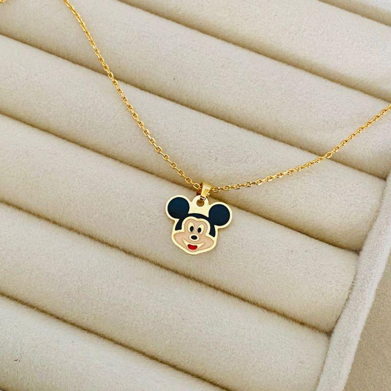 CORRENTE INF MICKEY EM OURO - CO112517