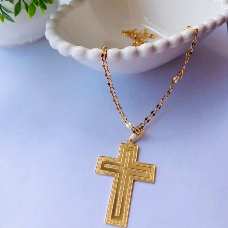 CORRENTE MASC C/ PING EM OURO - CP102503