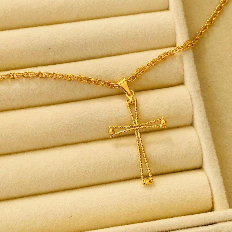 CORRENTE MASC C/ PING EM OURO - CP112506