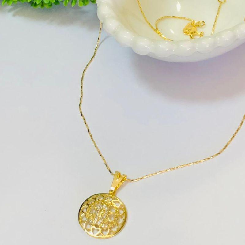 GARGANTILHA EM OURO - GG102512