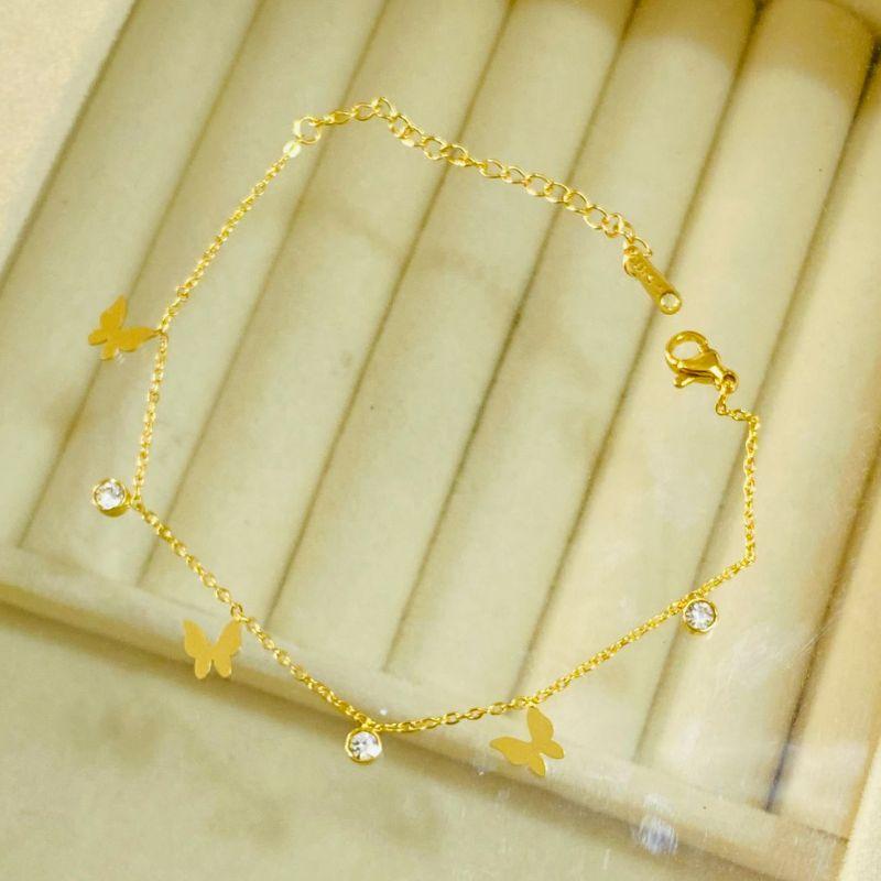 PULSEIRA FEM EM AÇO DOURADO - PF032602
