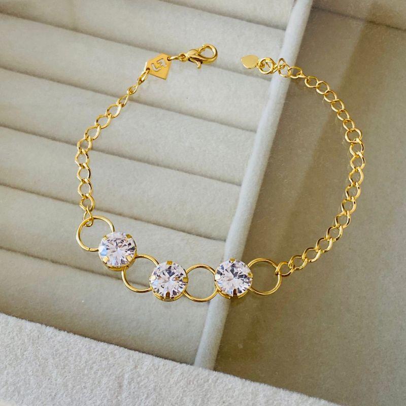 PULSEIRA FEM EM OURO - PF112517