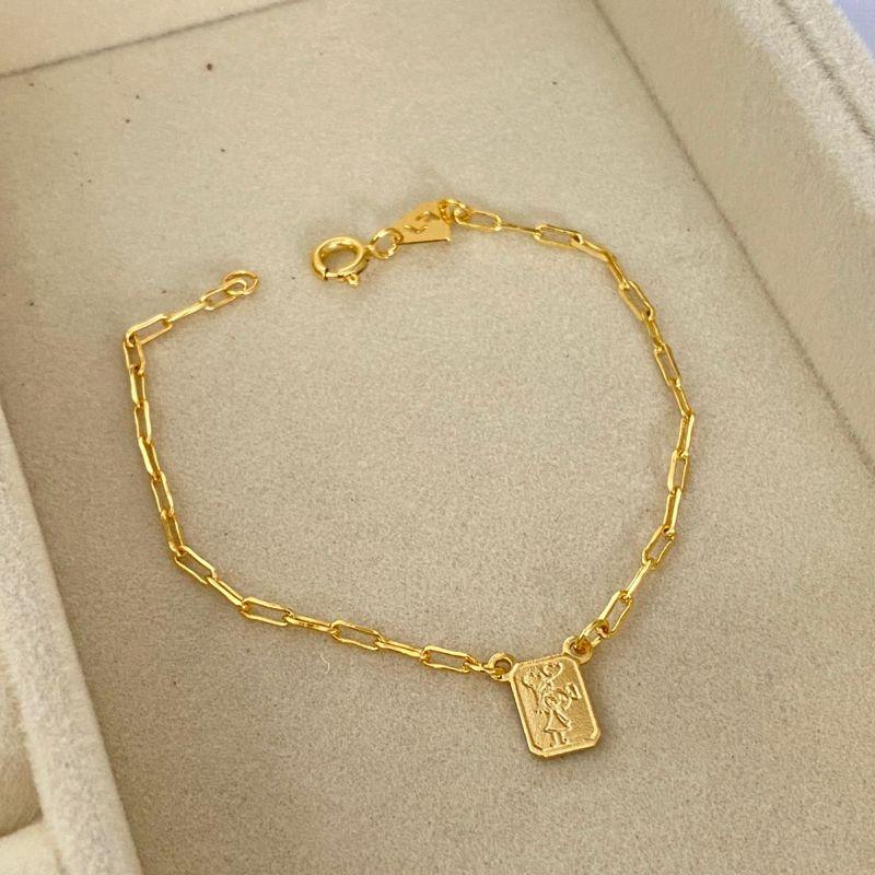 PULSEIRA INFANTIL EM OURO - PT032614