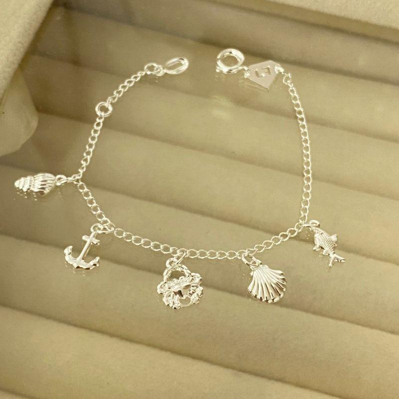 PULSEIRA INFANTIL EM PRATA - PT032619